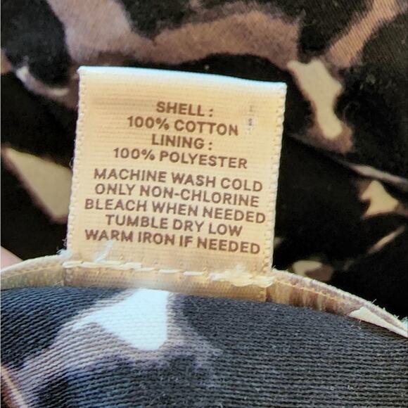 LOFT CAMOUFLAGE 100% cotton pencil skirt size 0P‎ petite - Picture 6 of 7